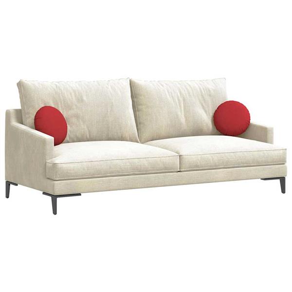 Grote foto vidaxl zitkussens 2 pcs rood 30 x 13 cm stof huis en inrichting woningdecoratie