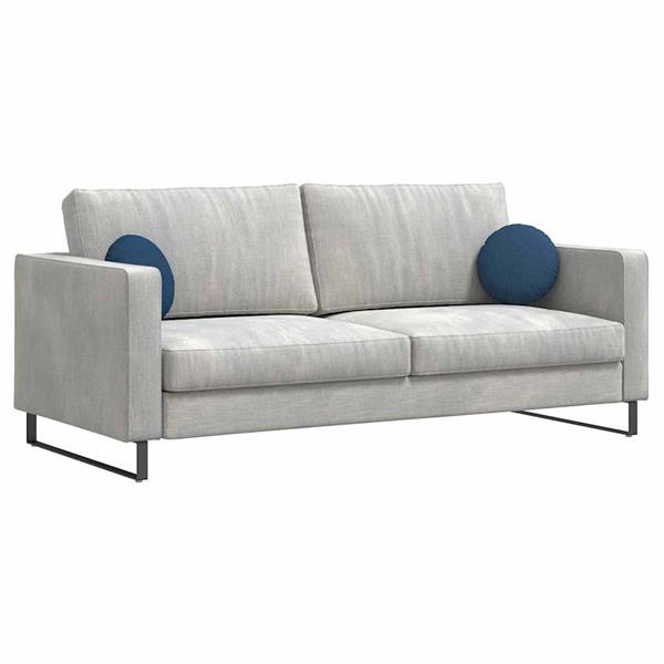 Grote foto vidaxl zitkussens 2 pcs blauw 30 x 13 cm stof huis en inrichting woningdecoratie