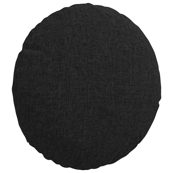 Grote foto vidaxl zitkussens 2 pcs zwart 30 x 13 cm stof huis en inrichting woningdecoratie