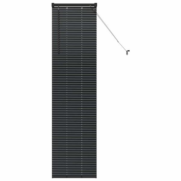 Grote foto vidaxl venetiaanse jaloezie n zwart 175 x 45 cm aluminium huis en inrichting gordijnen en lamellen