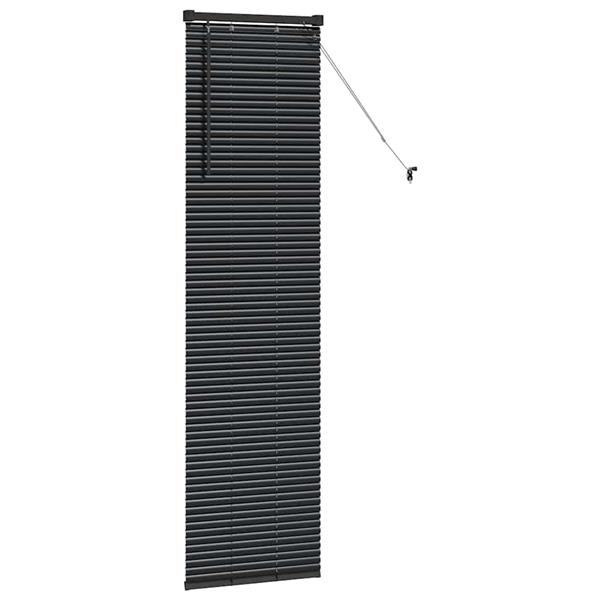 Grote foto vidaxl venetiaanse jaloezie n zwart 175 x 45 cm aluminium huis en inrichting gordijnen en lamellen