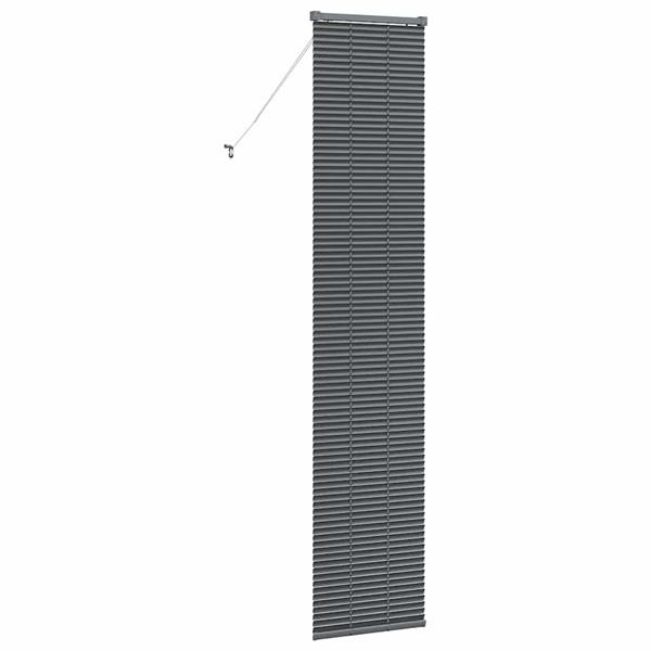 Grote foto vidaxl venetiaanse jaloezie n donkergrijs 220 x 40 cm aluminium huis en inrichting gordijnen en lamellen