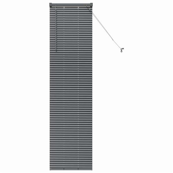 Grote foto vidaxl venetiaanse jaloezie n donkergrijs 175 x 45 cm aluminium huis en inrichting gordijnen en lamellen