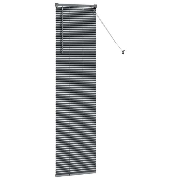 Grote foto vidaxl venetiaanse jaloezie n donkergrijs 175 x 45 cm aluminium huis en inrichting gordijnen en lamellen