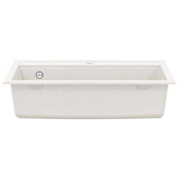 Grote foto vidaxl wasbak wit 795 x 505 mm graniet huis en inrichting keukens