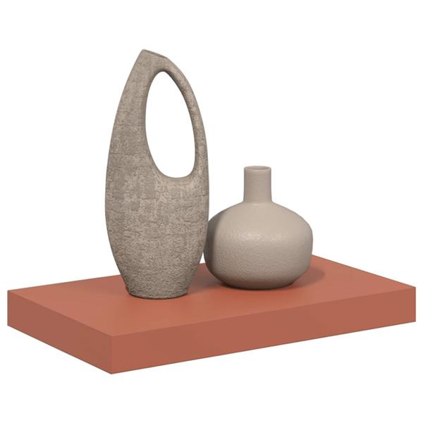 Grote foto vidaxl wandplank wandgemonteerd rood 40 x 23 5 x 4 cm bewerkt hout huis en inrichting woningdecoratie