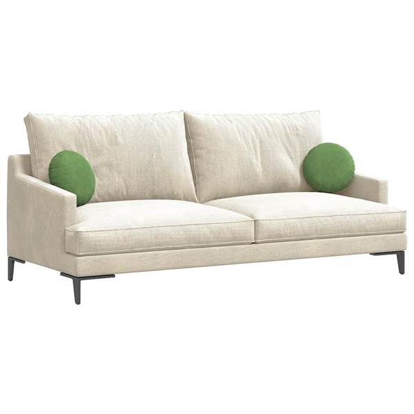 Grote foto vidaxl zitkussens 2 stuks lichtgroen 40 x 13 cm fluweel huis en inrichting woningdecoratie