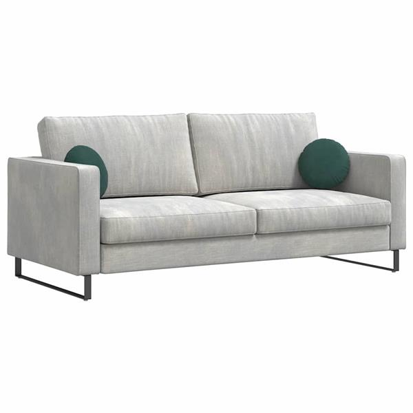 Grote foto vidaxl zitkussens 2 stuks donkergroen 40 x 13 cm fluweel huis en inrichting woningdecoratie