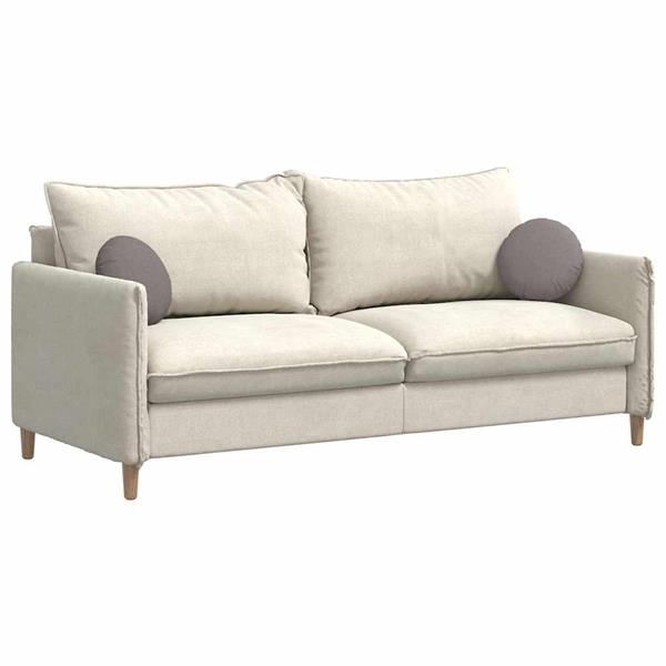 Grote foto vidaxl zitkussens 2 pcs taupe 30 x 13 cm stof huis en inrichting woningdecoratie