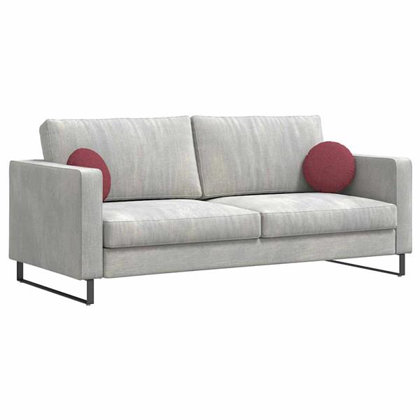 Grote foto vidaxl zitkussens 2 pcs wijnrood 30 x 13 cm stof huis en inrichting woningdecoratie