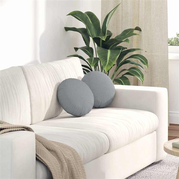 Grote foto vidaxl zitkussens 2 pcs lichtgrijs 30 x 13 cm stof huis en inrichting woningdecoratie