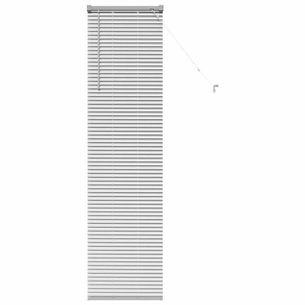 Grote foto vidaxl venetiaanse jaloezie n zilver 175 x 45 cm aluminium huis en inrichting gordijnen en lamellen