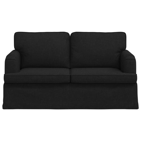 Grote foto vidaxl bank 120cm zwart metaal huis en inrichting bankstellen