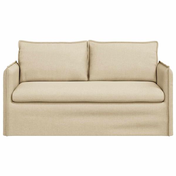 Grote foto vidaxl bank 140cm cr me metaal huis en inrichting bankstellen