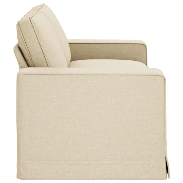 Grote foto vidaxl bank 140cm cr me metaal huis en inrichting bankstellen