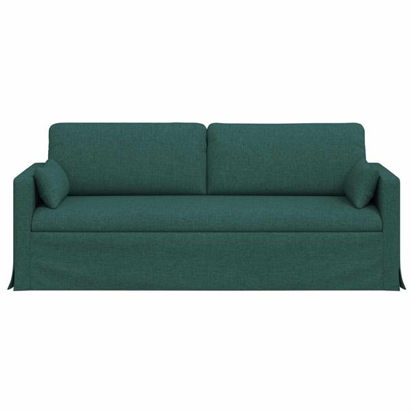 Grote foto vidaxl bank 180cm donkergroen metaal huis en inrichting bankstellen