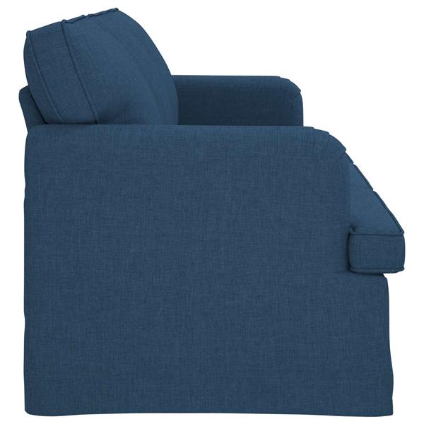 Grote foto vidaxl bank 180cm blauw metaal huis en inrichting bankstellen