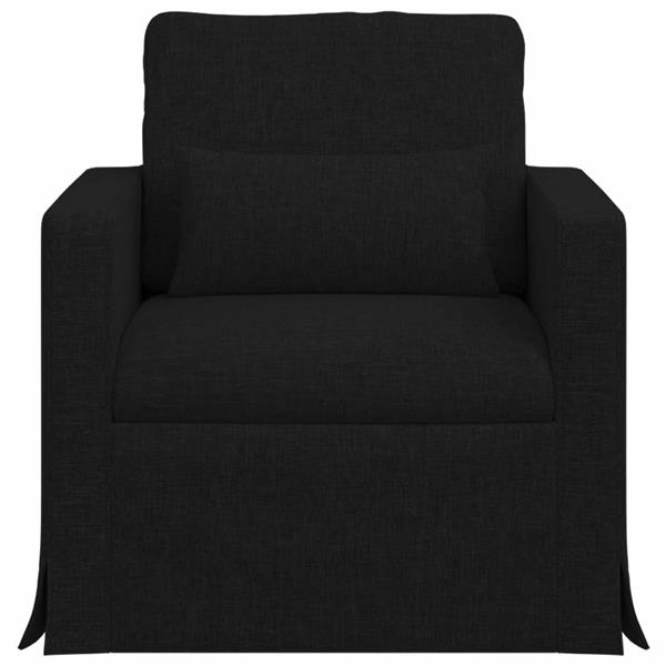 Grote foto vidaxl bank 60cm zwart metaal huis en inrichting bankstellen