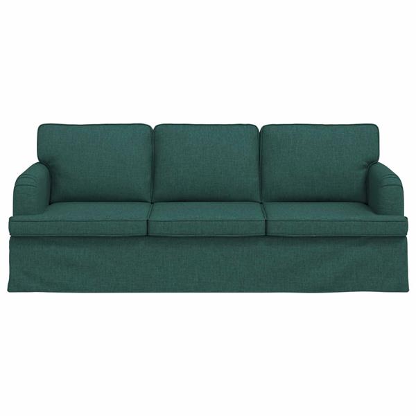 Grote foto vidaxl bank 180cm donkergroen metaal huis en inrichting bankstellen