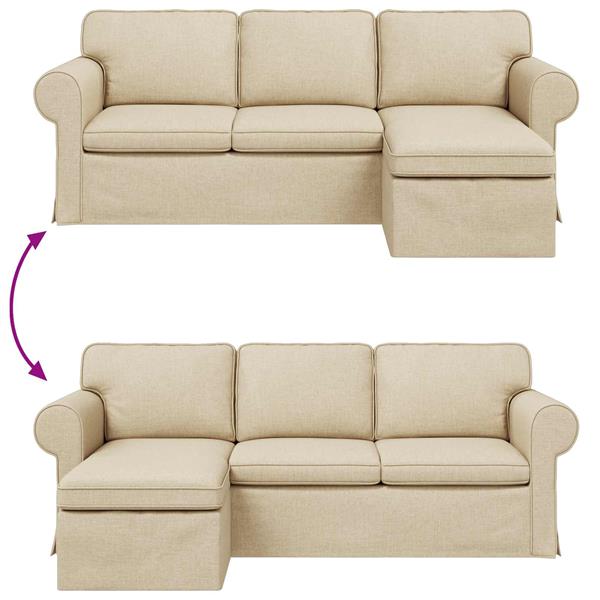 Grote foto vidaxl bank 180cm cr me metaal huis en inrichting bankstellen