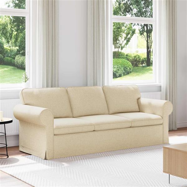 Grote foto vidaxl bank 180cm cr me metaal huis en inrichting bankstellen