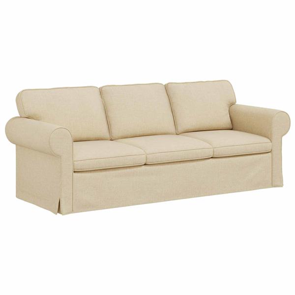 Grote foto vidaxl bank 180cm cr me metaal huis en inrichting bankstellen