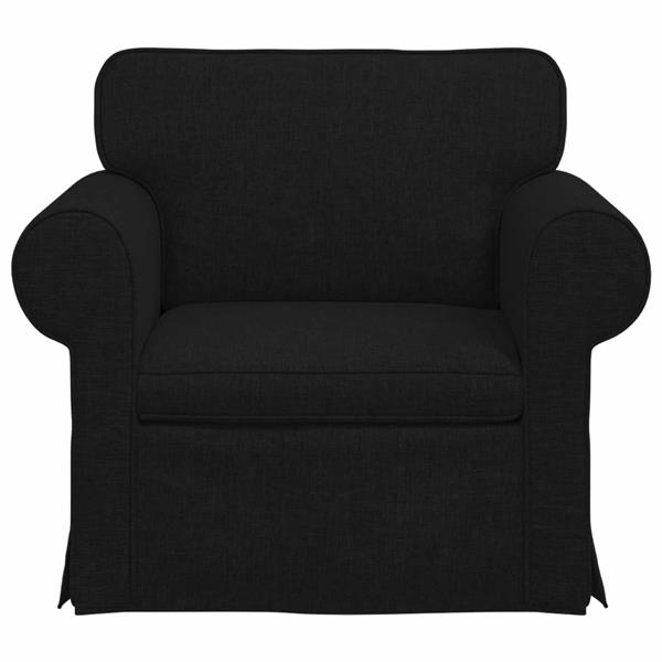 Grote foto vidaxl bank 60cm zwart metaal huis en inrichting bankstellen