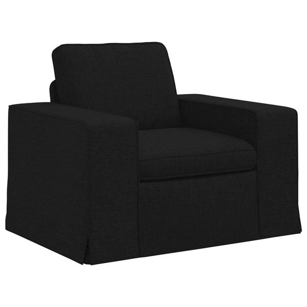 Grote foto vidaxl bank 60cm zwart metaal huis en inrichting bankstellen