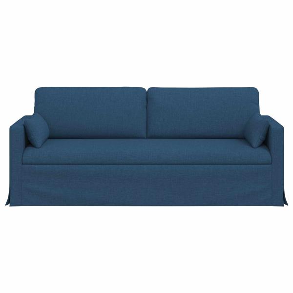 Grote foto vidaxl bank 180cm blauw metaal huis en inrichting bankstellen