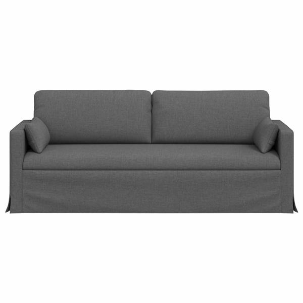 Grote foto vidaxl bank 180cm donkergrijs metaal huis en inrichting bankstellen