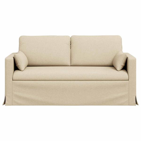 Grote foto vidaxl bank 140cm cr me metaal huis en inrichting bankstellen