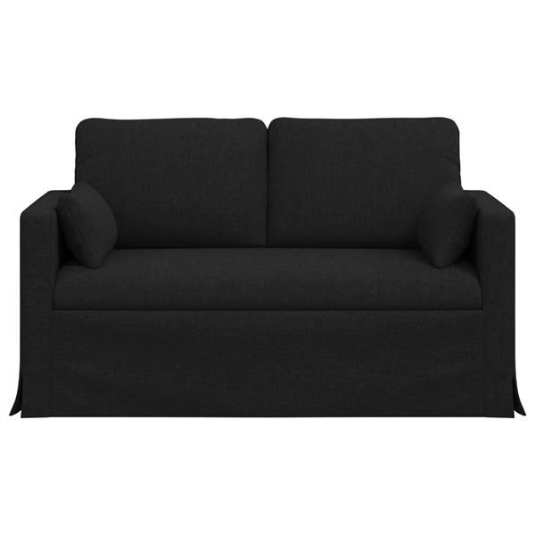 Grote foto vidaxl bank 120cm zwart metaal huis en inrichting bankstellen