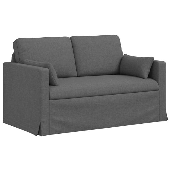 Grote foto vidaxl bank 120cm donkergrijs metaal huis en inrichting bankstellen