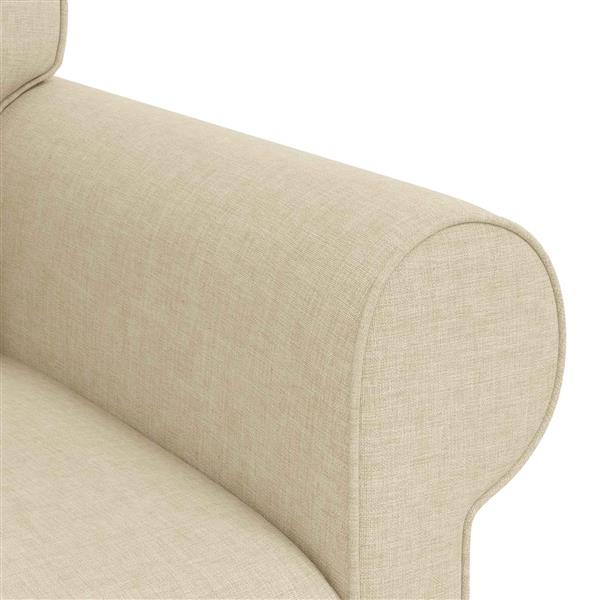 Grote foto vidaxl bank 140cm cr me metaal huis en inrichting bankstellen