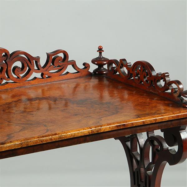 Grote foto canterbury voor bladmuziek maar ook als dranktafeltje een uitkomst ca 1865 no.361880 antiek en kunst stoelen en banken