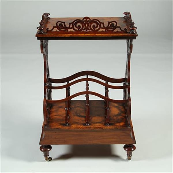 Grote foto canterbury voor bladmuziek maar ook als dranktafeltje een uitkomst ca 1865 no.361880 antiek en kunst stoelen en banken