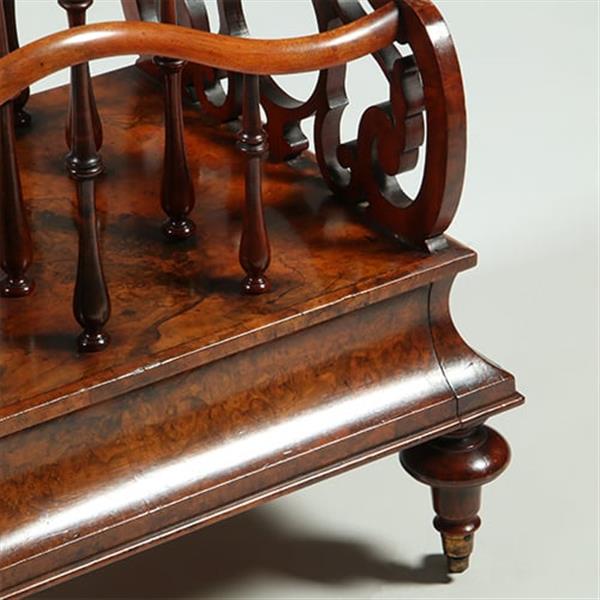 Grote foto canterbury voor bladmuziek maar ook als dranktafeltje een uitkomst ca 1865 no.361880 antiek en kunst stoelen en banken