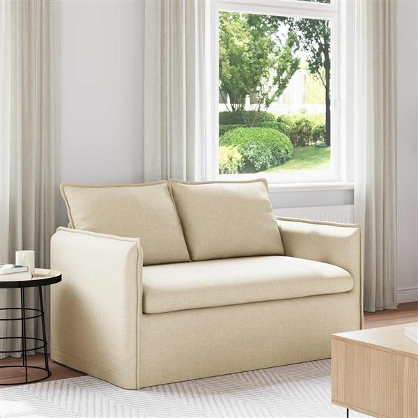 Grote foto vidaxl bank 120cm cr me metaal huis en inrichting bankstellen