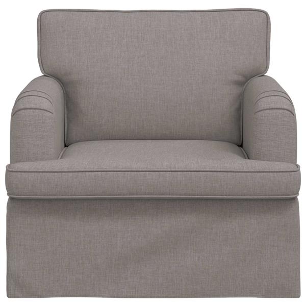 Grote foto vidaxl bank 60cm taupe metaal huis en inrichting bankstellen