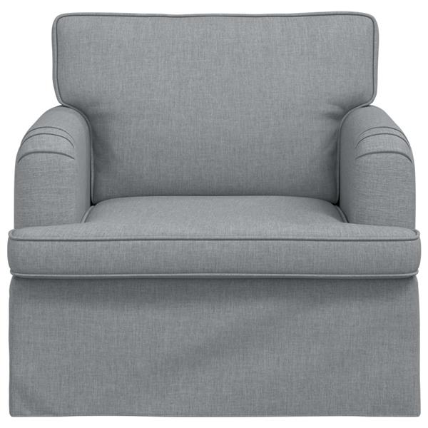 Grote foto vidaxl bank 60cm lichtgrijs metaal huis en inrichting bankstellen