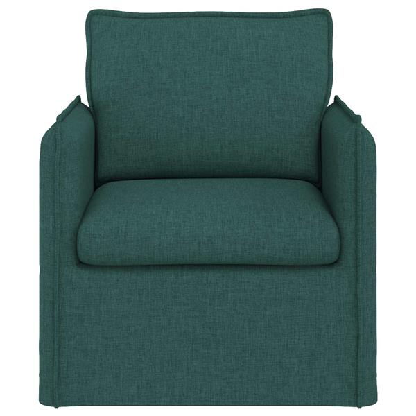 Grote foto vidaxl bank 60cm donkergroen metaal huis en inrichting bankstellen