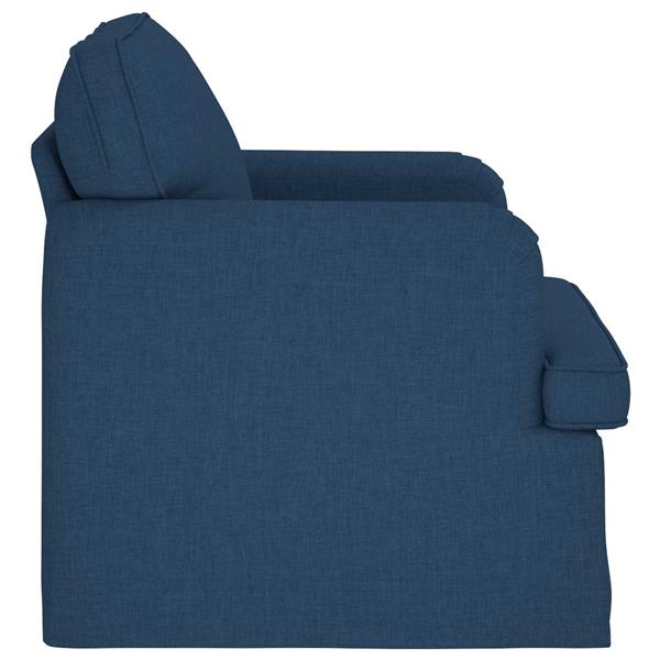 Grote foto vidaxl bank 60cm blauw metaal huis en inrichting bankstellen