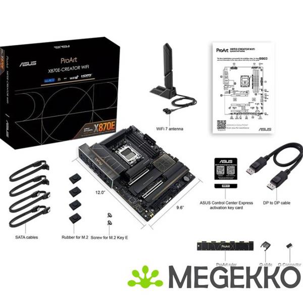 Grote foto asus proart x870e creator wifi computers en software moederborden
