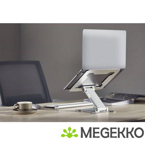 Grote foto gembird nbs d1 03 laptopstandaard zilver 39 6 cm 15.6 computers en software overige computers en software