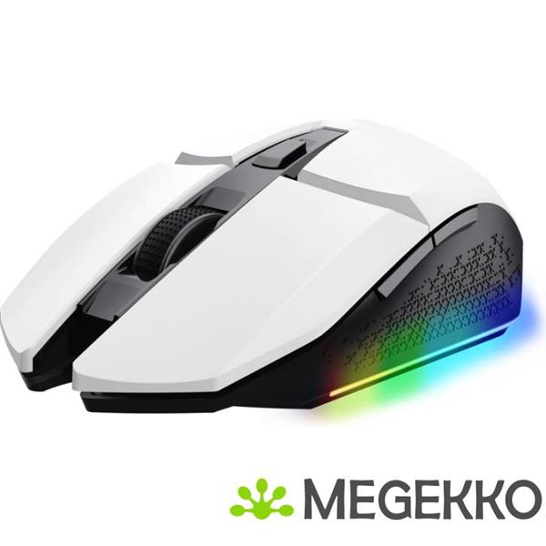 Grote foto trust gxt 110w felox draadloze witte gaming muis computers en software overige computers en software
