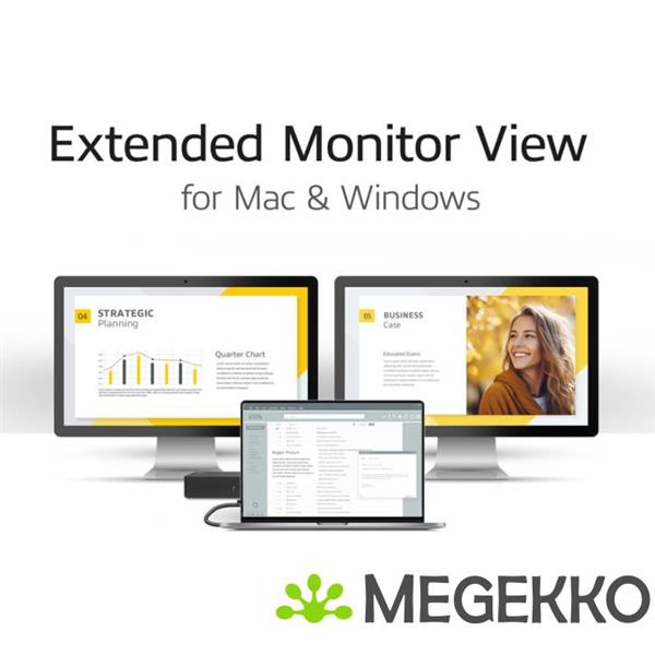 Grote foto act ac7160 usb c dual 4k docking station computers en software overige computers en software