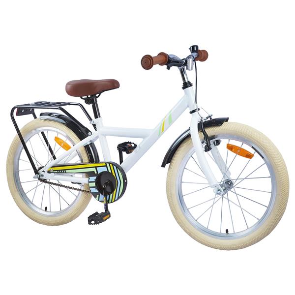 Grote foto vidaxl kinderfiets 24 inch voor 8 12 jaar oud wit fietsen en brommers herenfietsen