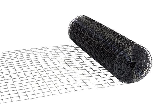 Grote foto rol tuin gaas 1mtr hoog maas 50 x 50 zwart dieren en toebehoren overige dierverblijven