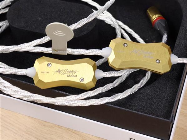 Grote foto crystal cable art series monet high end silver audio interconnects xlr 2 0 metre audio tv en foto onderdelen en accessoires