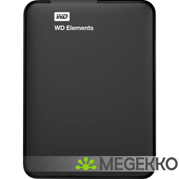 Grote foto western digital elements portable 1.5tb zwart computers en software overige computers en software
